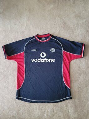 Umbro Manchester United 2000 2001 Fifa Soccer Jersey Vintage MUFC Football Kit